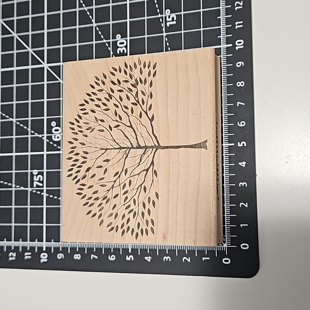 Brilliant Tree Rubber stamp